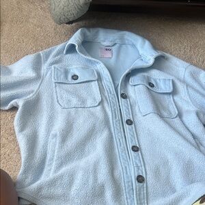 SO Sky Blue Fleece Jacket